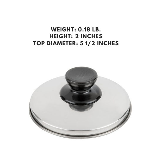 Stainless steel steamer lid