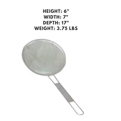 Round extra fine mesh skimmer