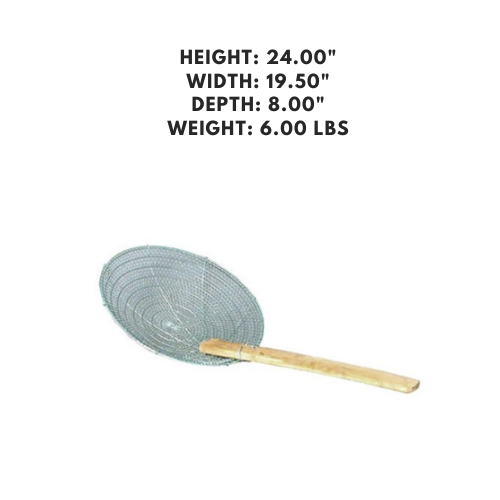 Bamboo handle skimmer