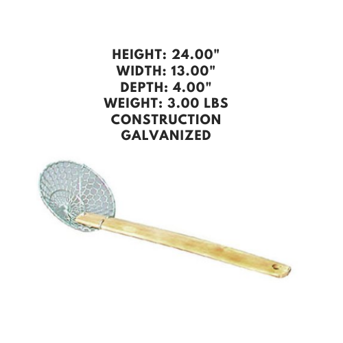 Bamboo handle skimmer