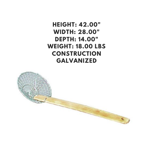 Durable skimming spoon