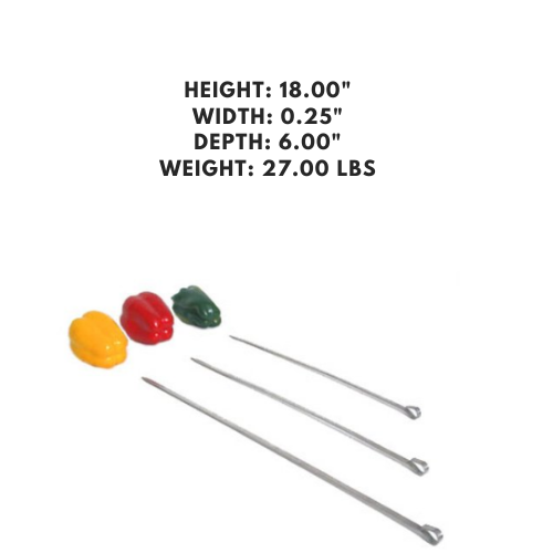 metal skewers