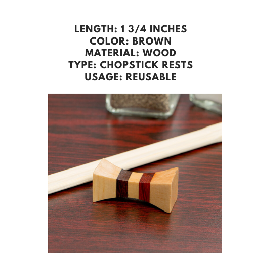 hourglass shape chopstick rest