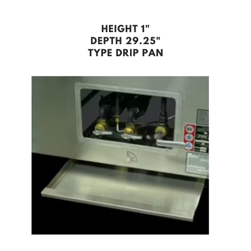 Water spill protection pan