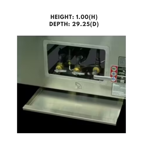 S/S spill tray