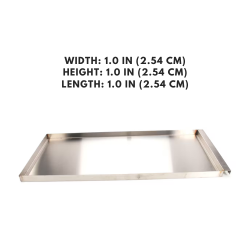 Stainless steel oil spill pan