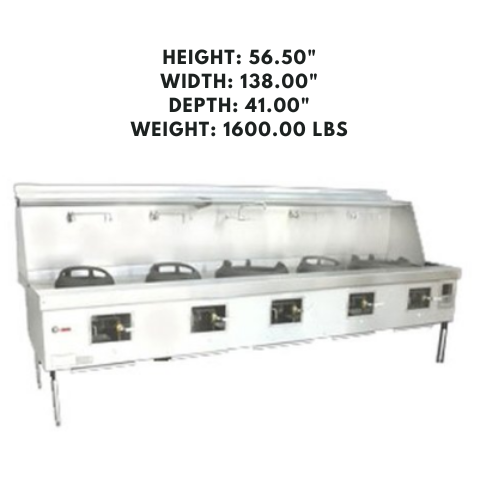 Energy-efficient stainless steel range