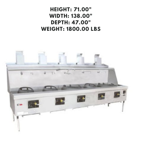 High-performance cooking range