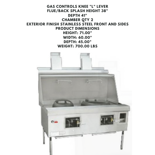 Standard Cooking Chamber with Flue