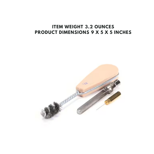 Cleaning kit for propane gas volcano burner