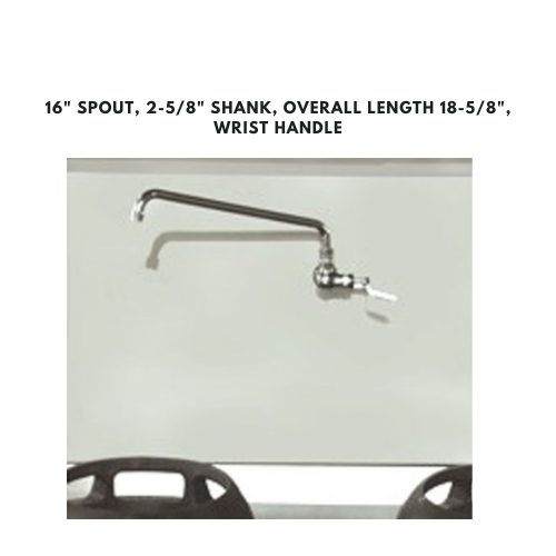 Commercial kitchen faucet