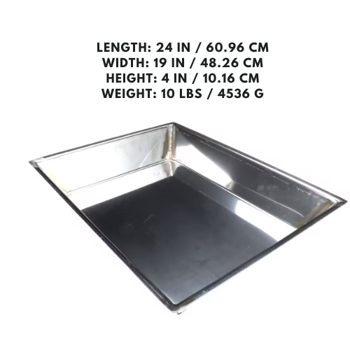 Stainless steel drip pan