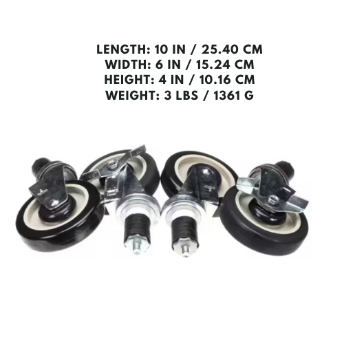 5" casters set