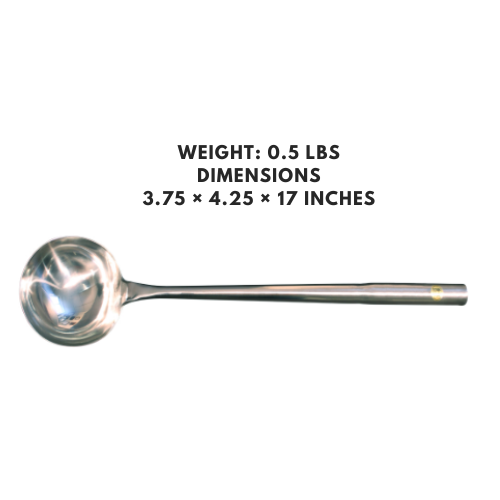 All stainless steel ladle