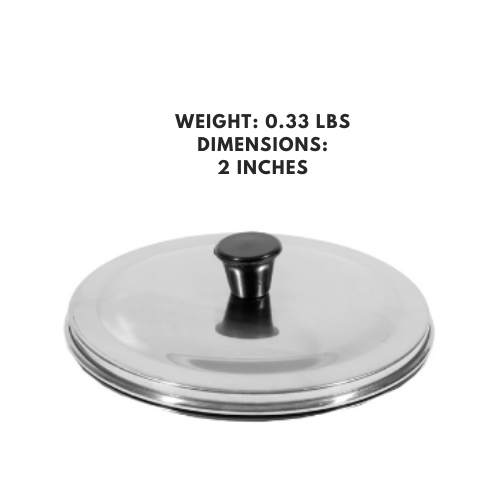 Stainless steel steamer cover