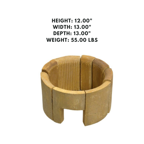 13" chamber brick set