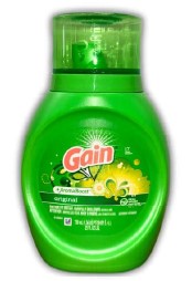 Gain + Aroma Boost Liquid Laundry Detergent Original Scent, 739 mL, cleans clothes and leaves a fresh, long-lasting scent