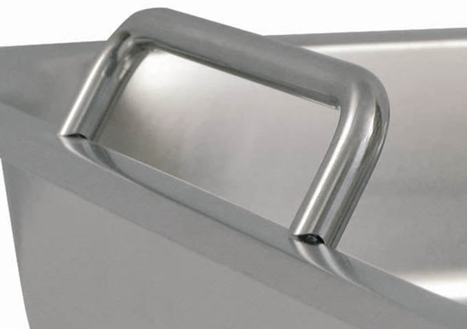 Winco C-2080B 8qt Get-A-Grip Stainless Steel Full-size Chafer