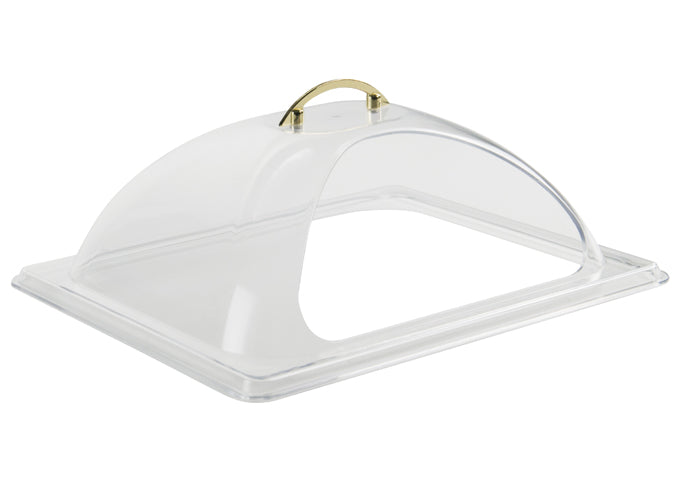 Winco C-DPF2 Polycarbonate Flip Opening Full-size Dome Cover