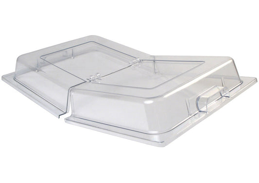 Winco C-DPFH Polycarbonate Hinge Opening Full-size Dome Cover