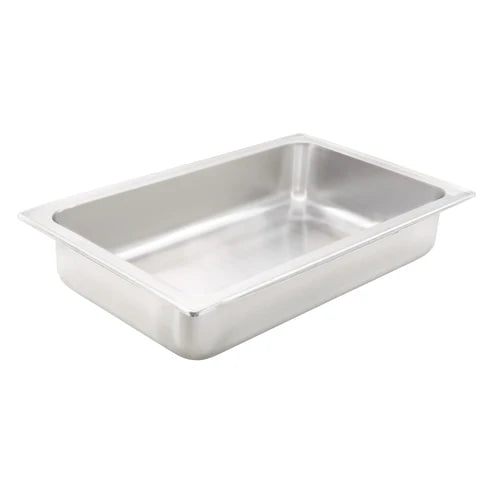 Winco C-WPF, 4", S/S Full-size Dripless Water Pan