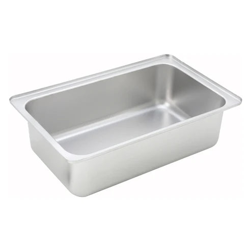 Winco C-WPF6, 6", S/S Full-size, Upright Standing Edge Spillage Pan