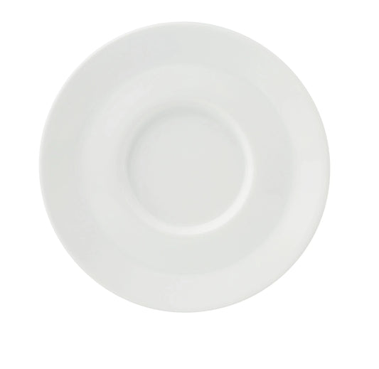 Yanco Saucer CA-002 is a durable and stylish addition to any dining establishment. Made from high-quality porcelain with a smooth white finish, this 6" saucer provides a clean and elegant presentation. Designed to complement a variety of cups, it offers stability and practicality for serving coffee, tea, and other hot beverages. Its microwave and dishwasher-safe construction ensures ease of use in busy restaurants, hotels, and cafés. 