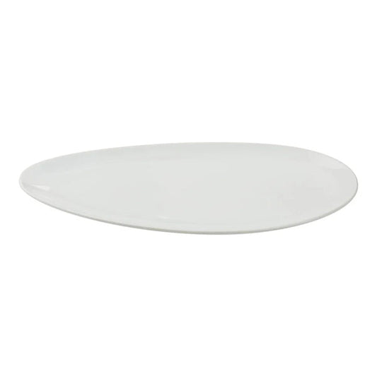 Yanco Leaf Shape Plate CA-510 features a distinctive leaf shape that enhances food presentation with a unique and elegant touch. Measuring 10 1/4" in length, 5" in width, and 3/4" in height, this plate is perfect for serving rice, appetizers, or side dishes. Crafted from high-quality porcelain with a bright white finish, it complements various table settings while ensuring durability for busy restaurants, hotels, and cafes. 