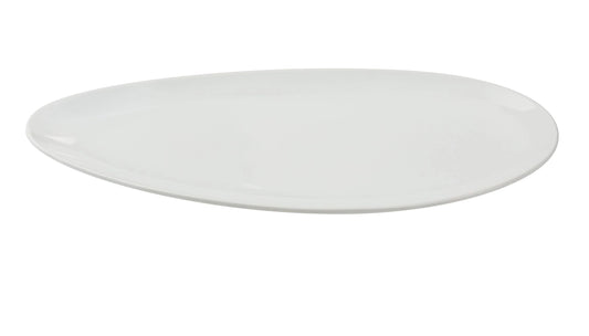 Yanco Leaf Shape Plate CA-514 features a distinctive leaf shape that enhances food presentation with a unique and elegant touch. Measuring 10 1/4" in length, 5" in width, and 3/4" in height, this plate is perfect for serving rice, appetizers, or side dishes. Crafted from high-quality porcelain with a bright white finish, it complements various table settings while ensuring durability for busy restaurants, hotels, and cafes. 