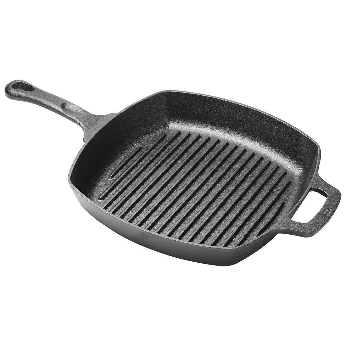 Winco CAGP-10S Square, Pre-Seasoned, Cast Iron Induction Grill Pan