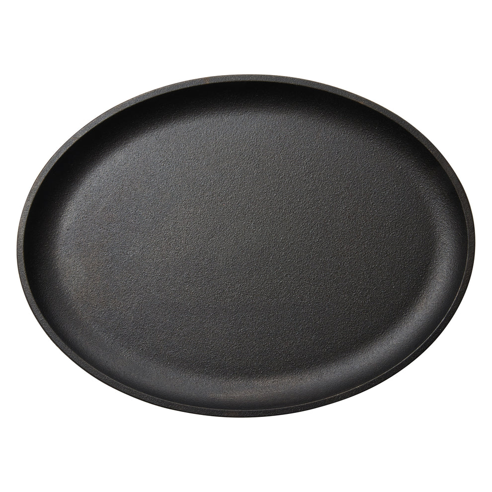 Winco CASG-10O to CASG-9R - 9–10" Sizes FireIron Cast Iron Serving Griddles, Pre-Seasoned