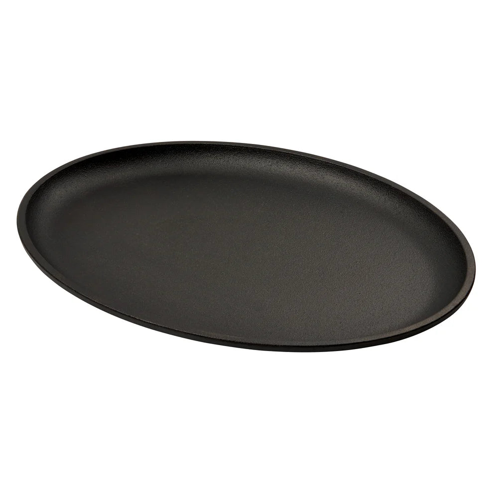 Winco CASG-10O to CASG-9R - 9–10" Sizes FireIron Cast Iron Serving Griddles, Pre-Seasoned
