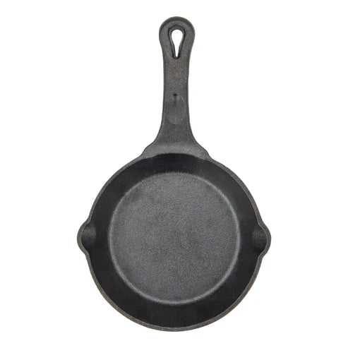 Winco CAST-10 to CAST-8, 6" to 12" Cast Iron Skillet