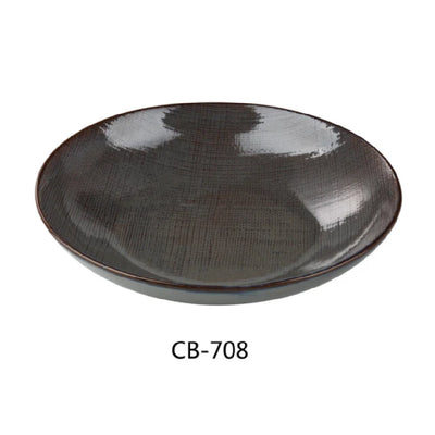 Yanco Salad/Soup Bowl CB-708 showcases a contemporary basket weave design, offering a modern yet rustic touch to any table setting. Crafted from durable chinaware, this 16 oz round bowl is perfect for serving salads, soups, pasta, and side dishes. Its sleek gray finish adds versatile elegance, making it suitable for restaurants, catered events, or home dining.