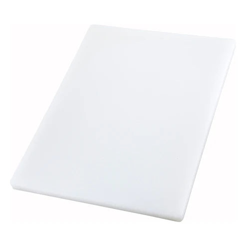 Winco CBXH-1824 18" x 24" x 1", White Cutting Board