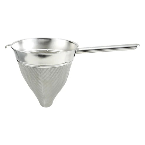 Winco CCB-10 & CCB-8, 10" & 8" S/S, Extra Fine Mesh Bouillon Strainer