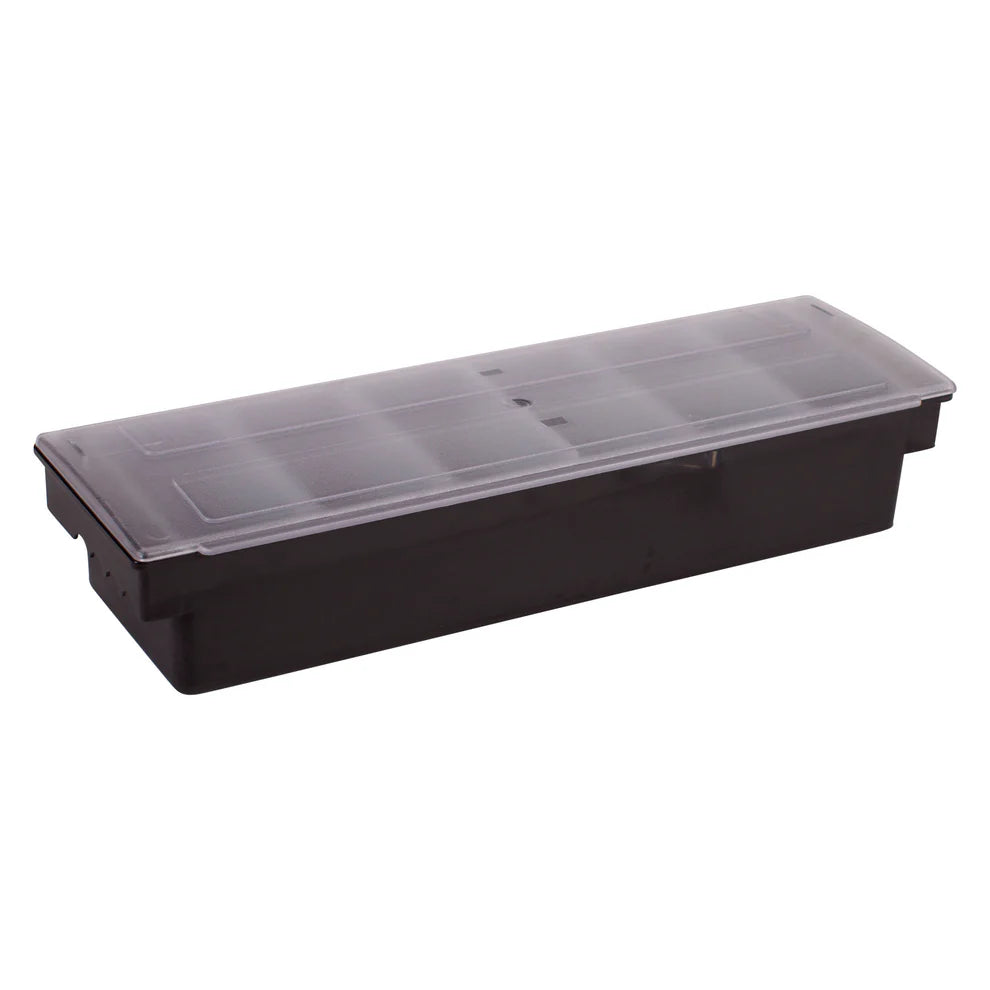 Winco CCH-4/CCH-6, 4&6 Compartment, Black Base Condiment Holder