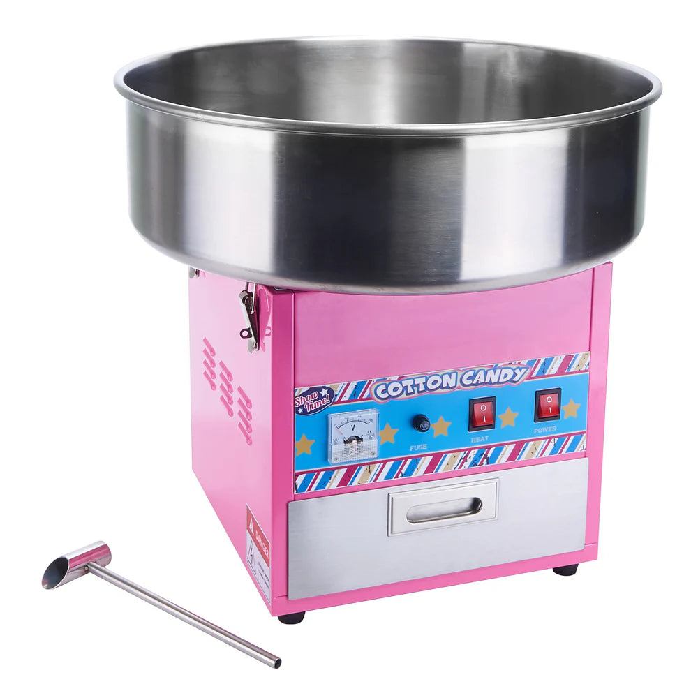 Winco CCM-28, 1080 W Show Time Cotton Candy Machine w/ 20.5" S/S Bowl