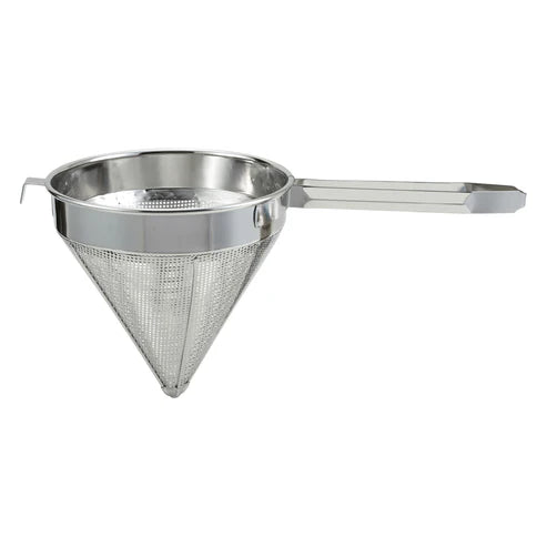 Winco CCS-10C to CCS-8F, 8" to 12" S/S Coarse/Fine China Cap Strainer