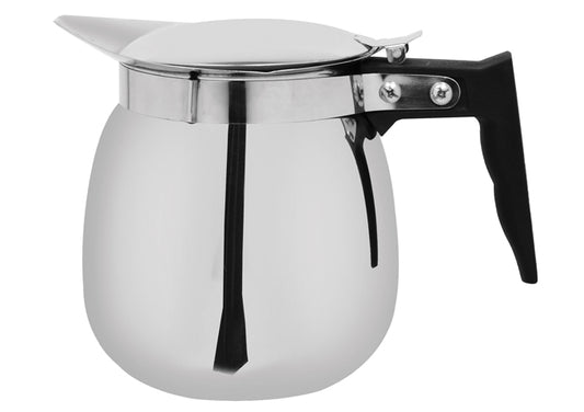 Winco CD-64 64oz Stainless Steel Coffee Server with Cover