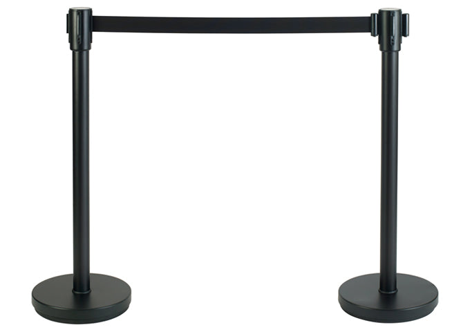 Winco CGS-38K/CGS-38S 34" Stanchion Post with 6-1/2" Retractable Belt