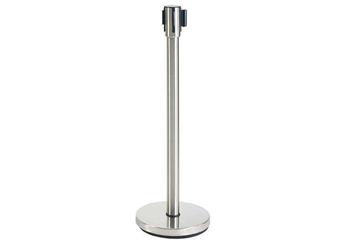 Winco CGS-38K/CGS-38S 34" Stanchion Post with 6-1/2" Retractable Belt