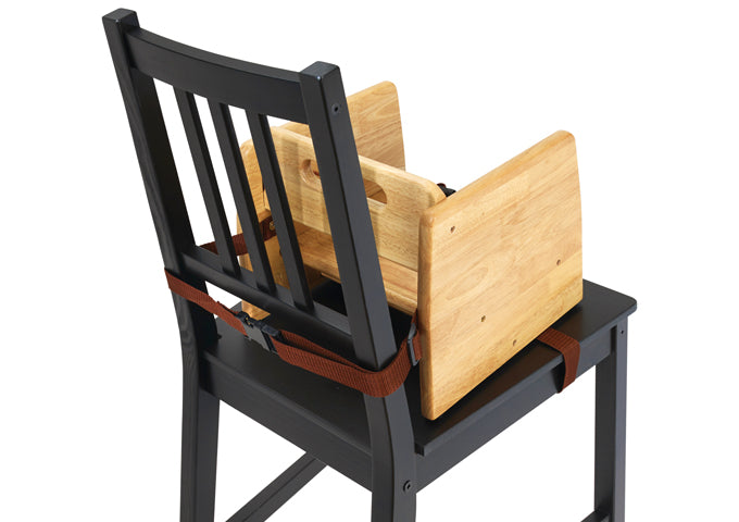 Winco CHB-701, CHB-703 and CHB-704 ASTM Compliant, Assembled Natural, Mahogany and Walnut Wooden Booster Seat
