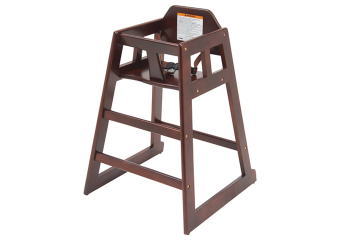 Winco CHH-101 to CHH-104A Wood High Chairs, ASTM Compliant