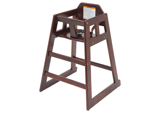 Winco CHH-101 to CHH-104A Wood High Chairs, ASTM Compliant