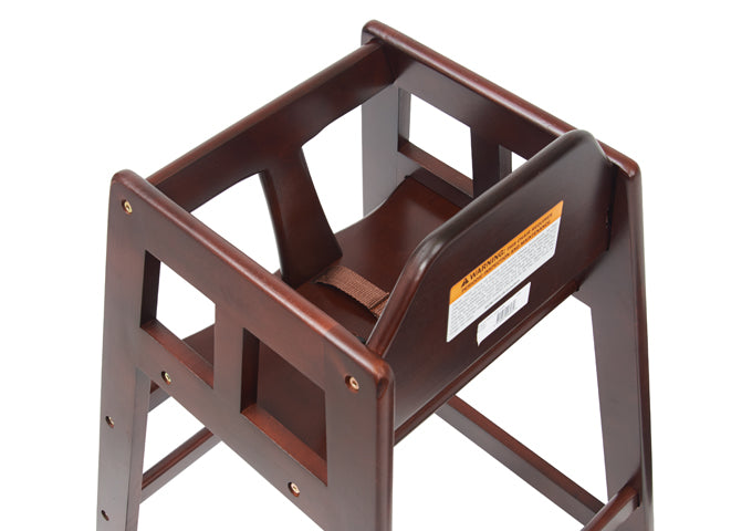 Winco CHH-101 to CHH-104A Wood High Chairs, ASTM Compliant