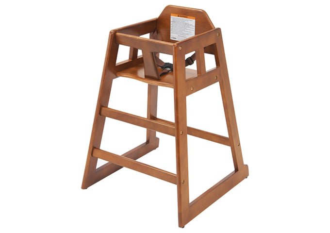 Winco CHH-101 to CHH-104A Wood High Chairs, ASTM Compliant