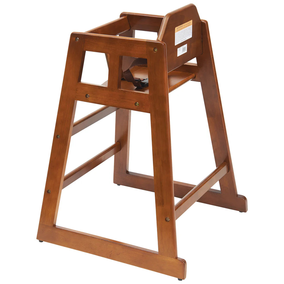 Winco CHH-101 to CHH-104A Wood High Chairs, ASTM Compliant