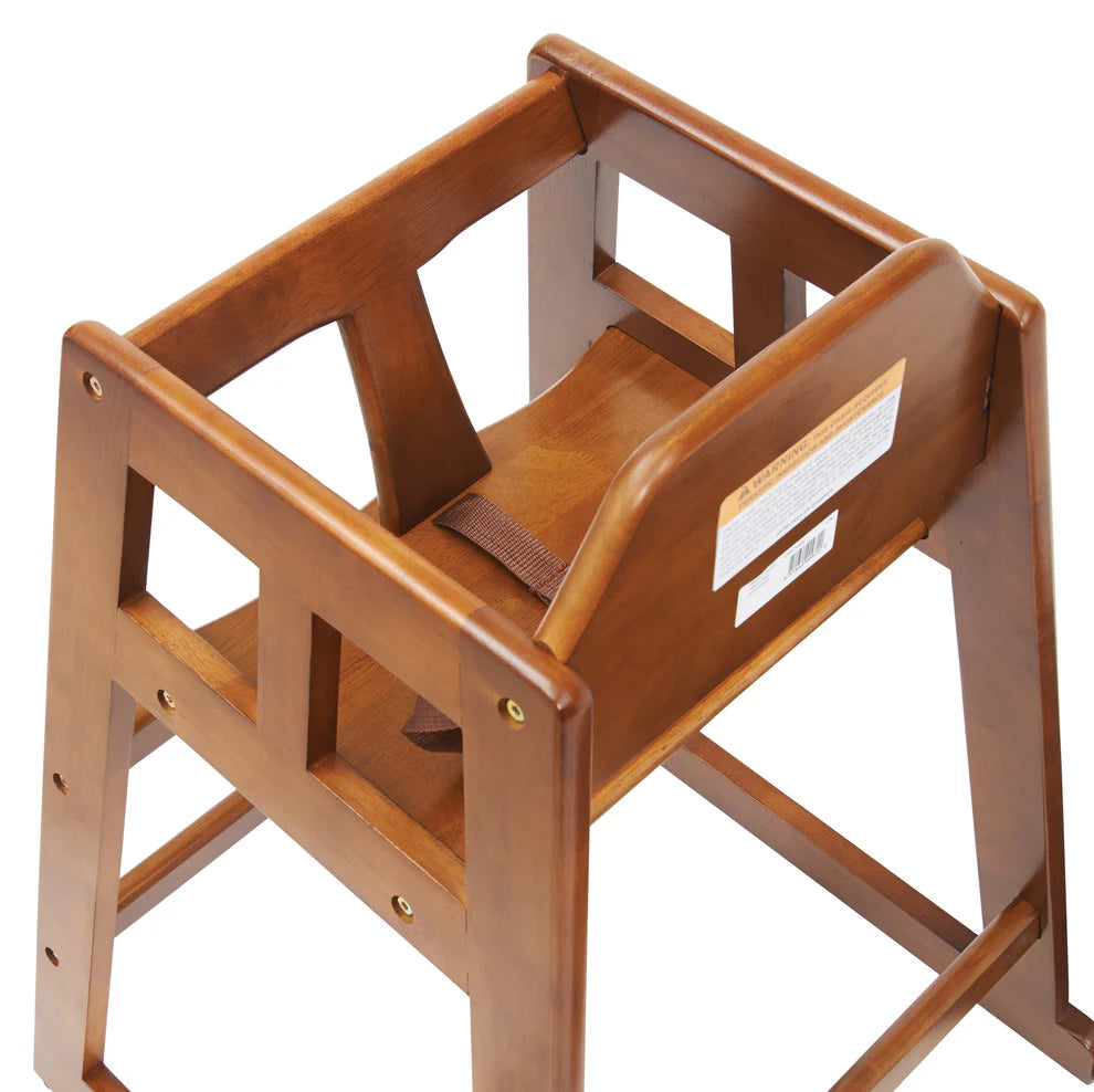 Winco CHH-101 to CHH-104A Wood High Chairs, ASTM Compliant