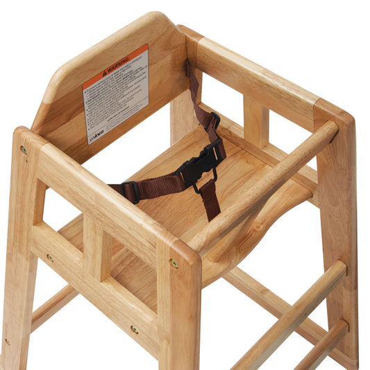 Winco CHH-4, 2 Seat Belts & Center Strap Garnet High Chair Straps